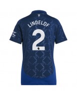 Manchester United Victor Lindelof #2 Bortedrakt Dame 2024-25 Korte ermer